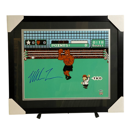 Mike Tyson Punch Out Signed & Professionally Framed 16x20 Photo