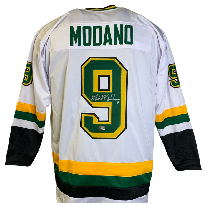 Mike Modano Signed Custom White Hockey Jersey