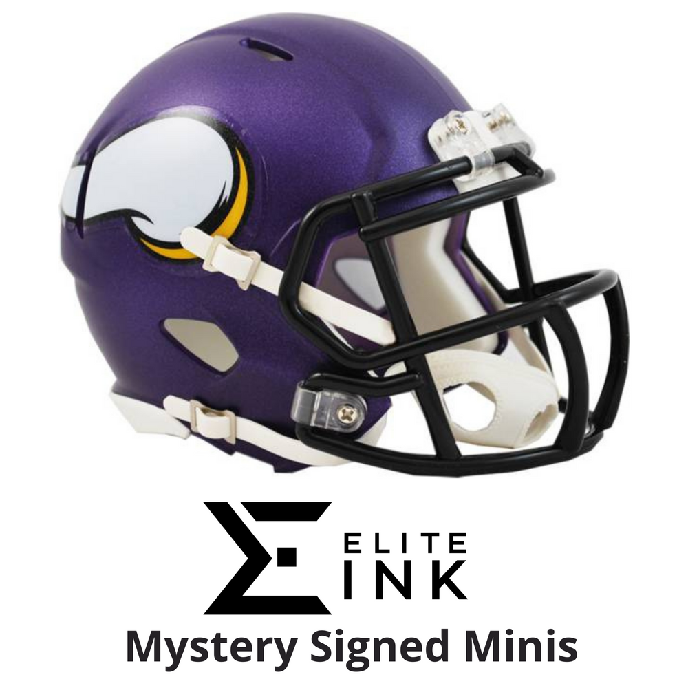 Vikings Signed Mini Helmet Mystery Box