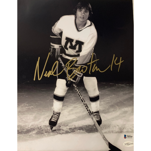 Brock Faber Signed Custom White College Hockey Jersey — Elite Ink