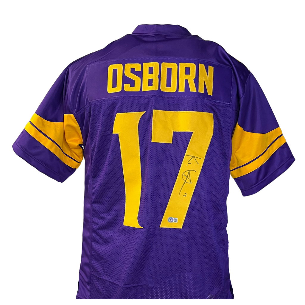 Elite Ink KJ Osborn Signed Custom Purple Football Jersey