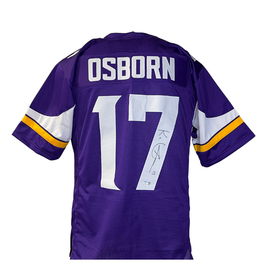 K.J. Osborn Signed Minnesota Vikings Official NFL Team Logo White Foot — RSA