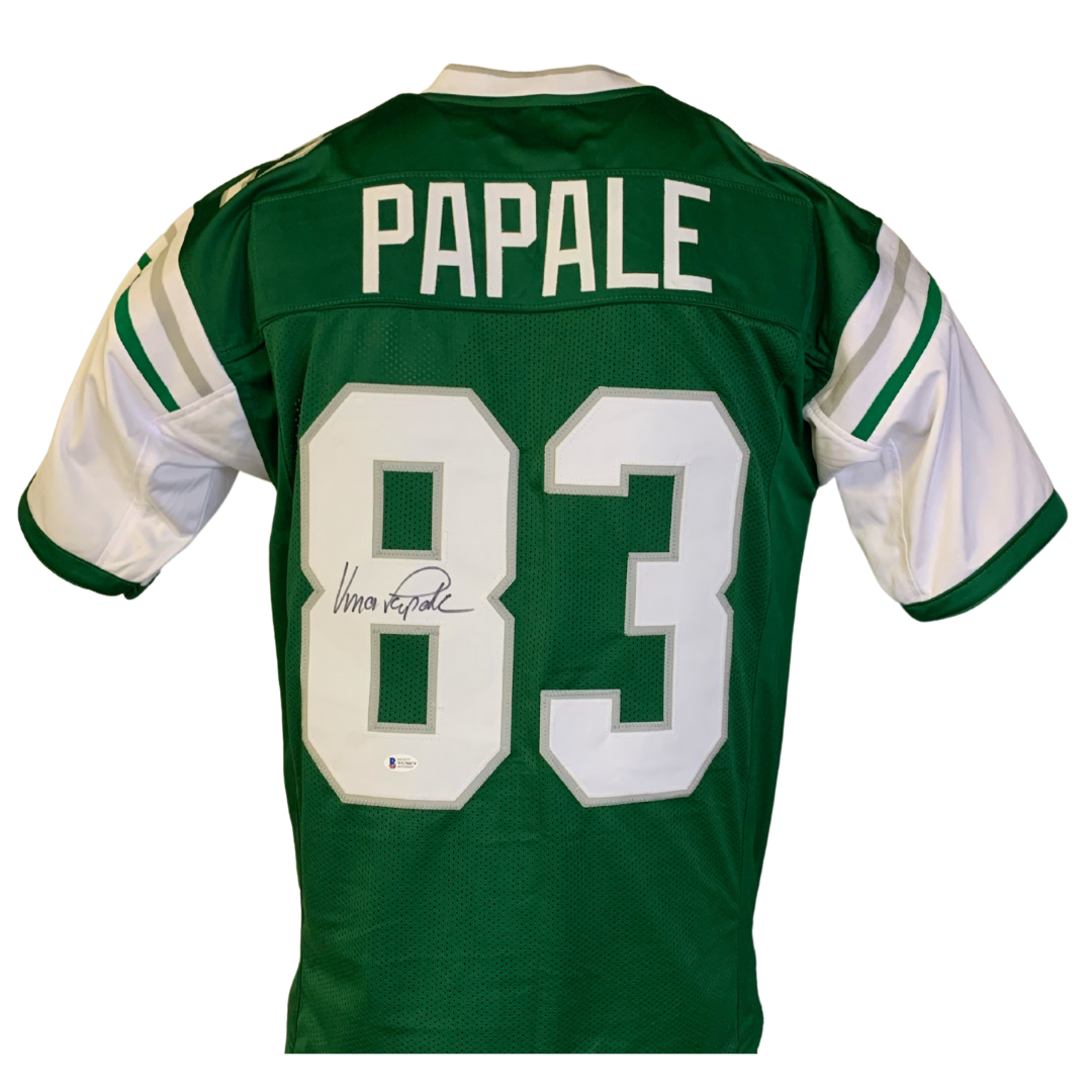 NFL Philadelphia Eagles Vince Papale #83 Autographed Signed Jersey Green