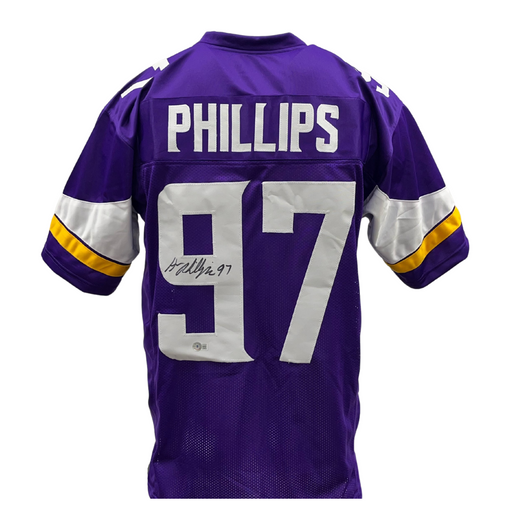 Harrison Phillips Signed Custom Purple Football Jersey