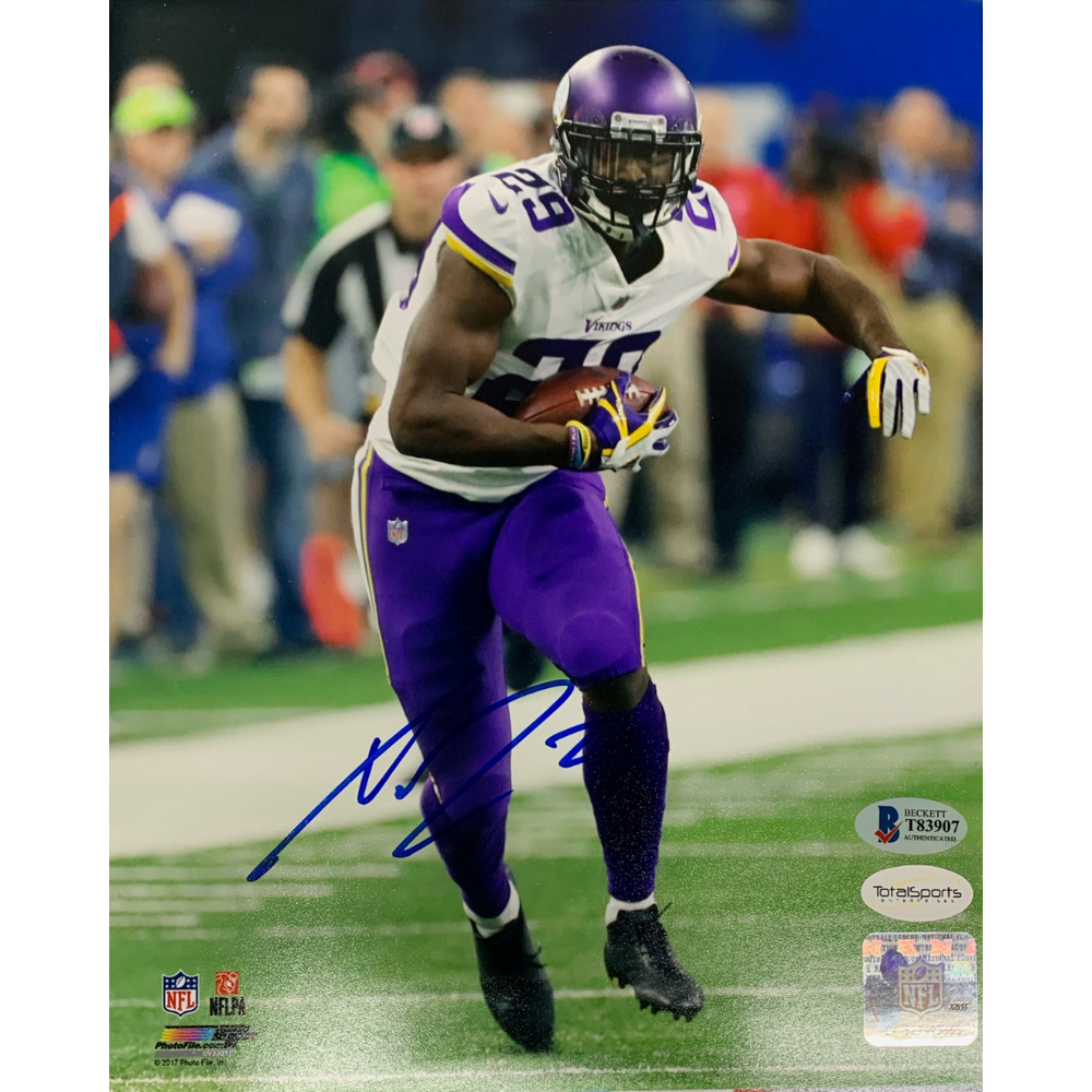 Xavier Rhodes Autographed in White 8x10 Photo
