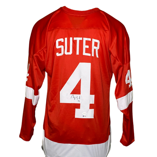 Ryan Suter Signed Custom College Hockey Jersey