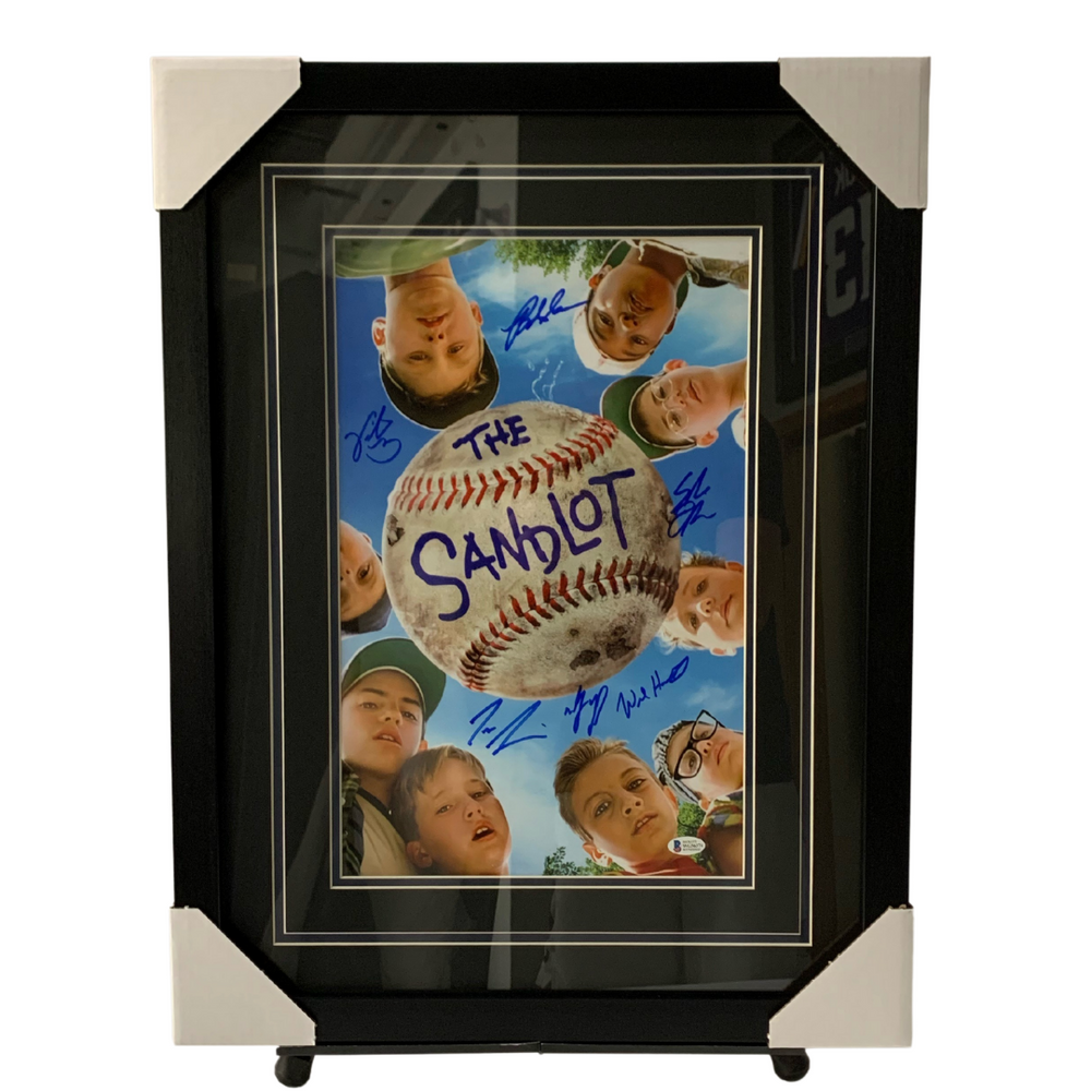 The Sandlot Cast Close Up Signed & Professionally Framed 11x17 Photo