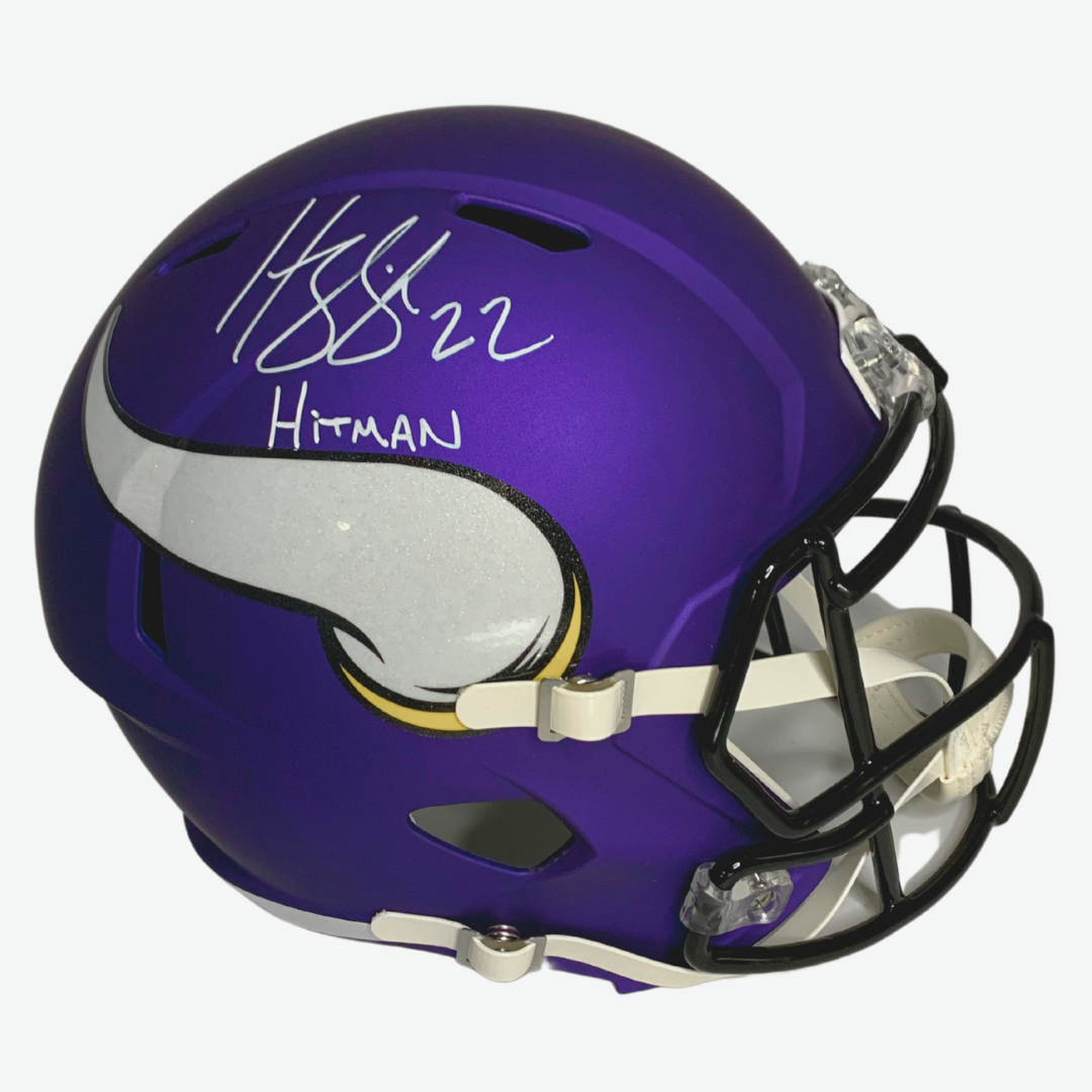 Signed 2024 vikings helmet