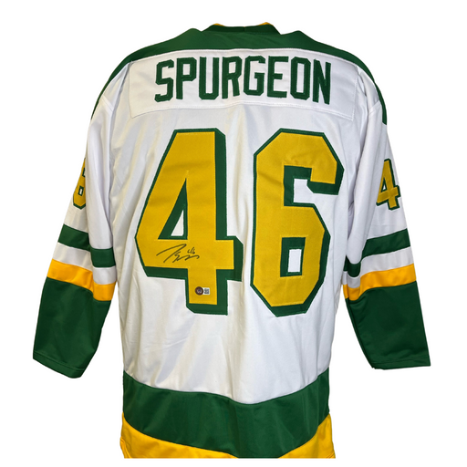 Jared Spurgeon Signed Custom Retro Hockey Jersey
