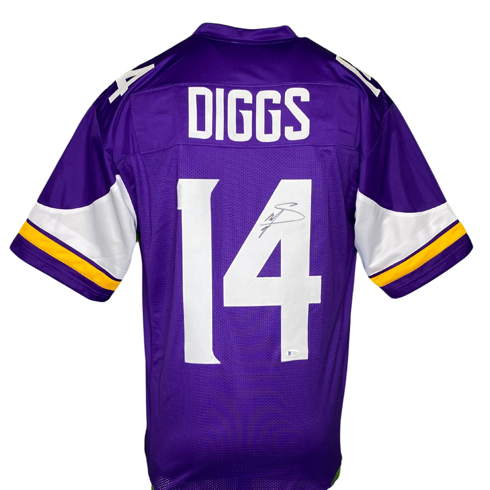 Stefon Diggs Signed Custom Purple Football Jersey