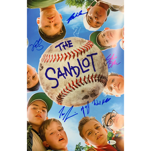 The Sandlot Autographed Jersey (6 Cast Members) – Great Moments