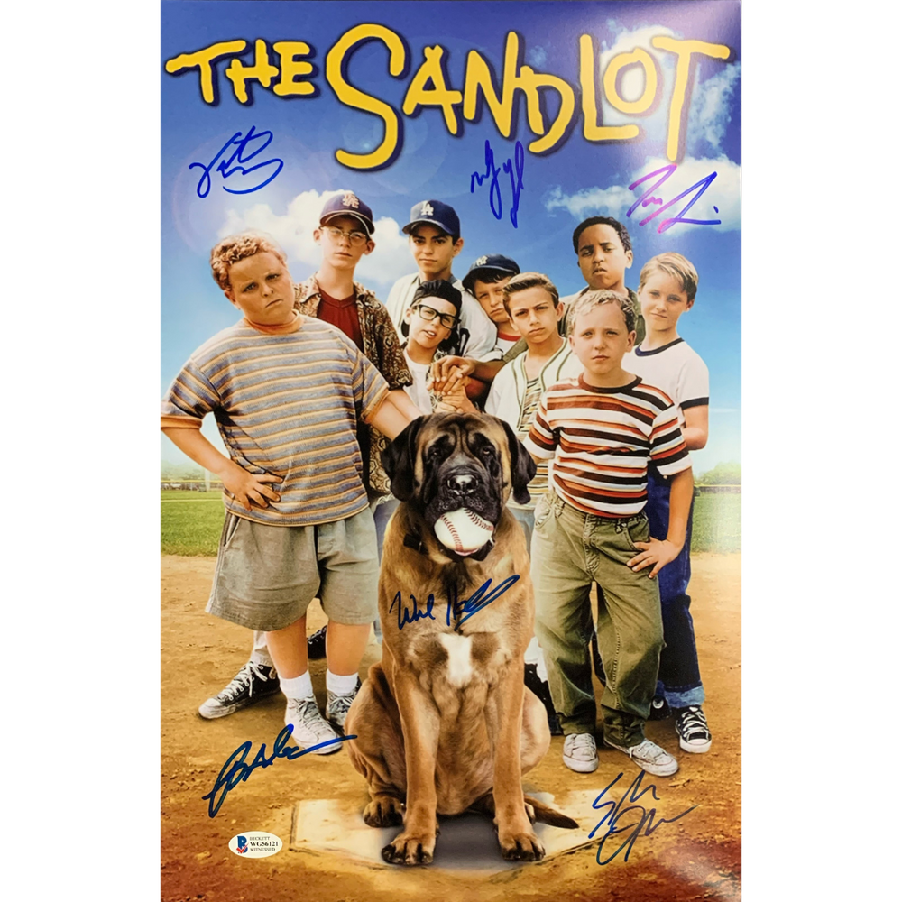 Lot of (4) The Sandlot 8x10 Photos Signed by (4) With Victor