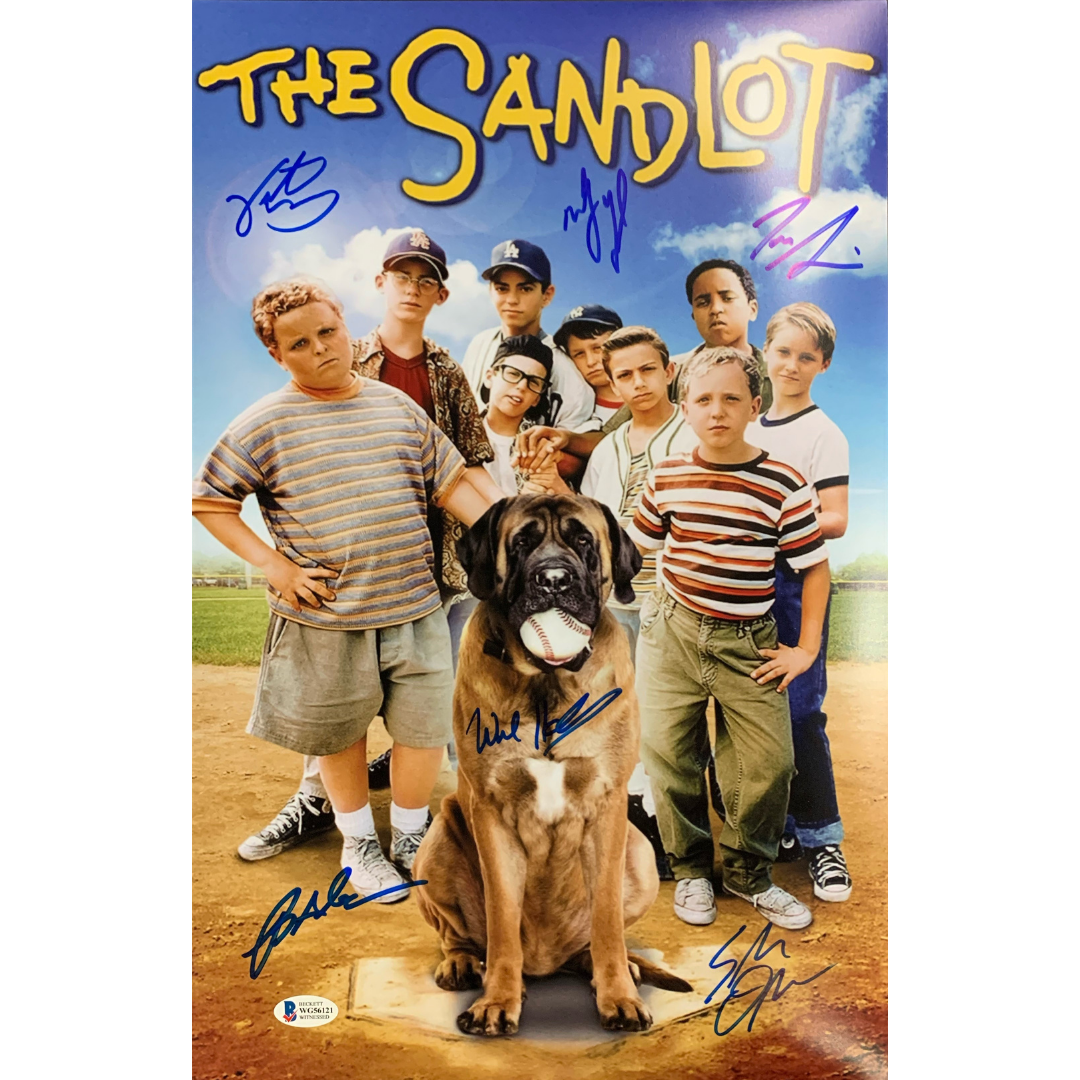 The Sandlot Cast Signed 11x17 Poster #1 — Elite Ink