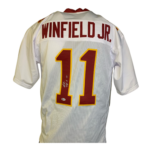 Antoine Winfield Jr Signed Custom White College Football Jersey