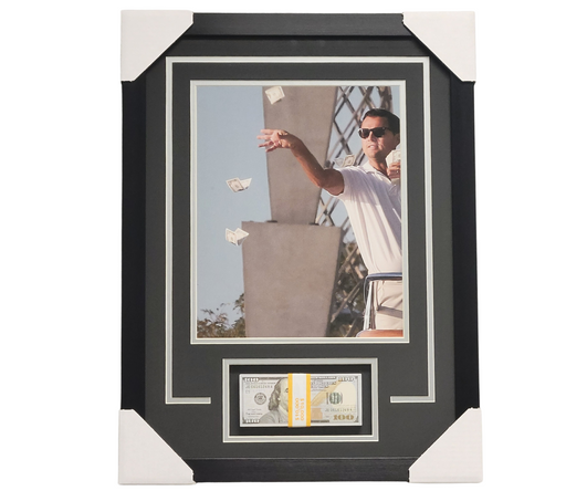 Wolf of Wall Street Professionally Framed 11x14 Display