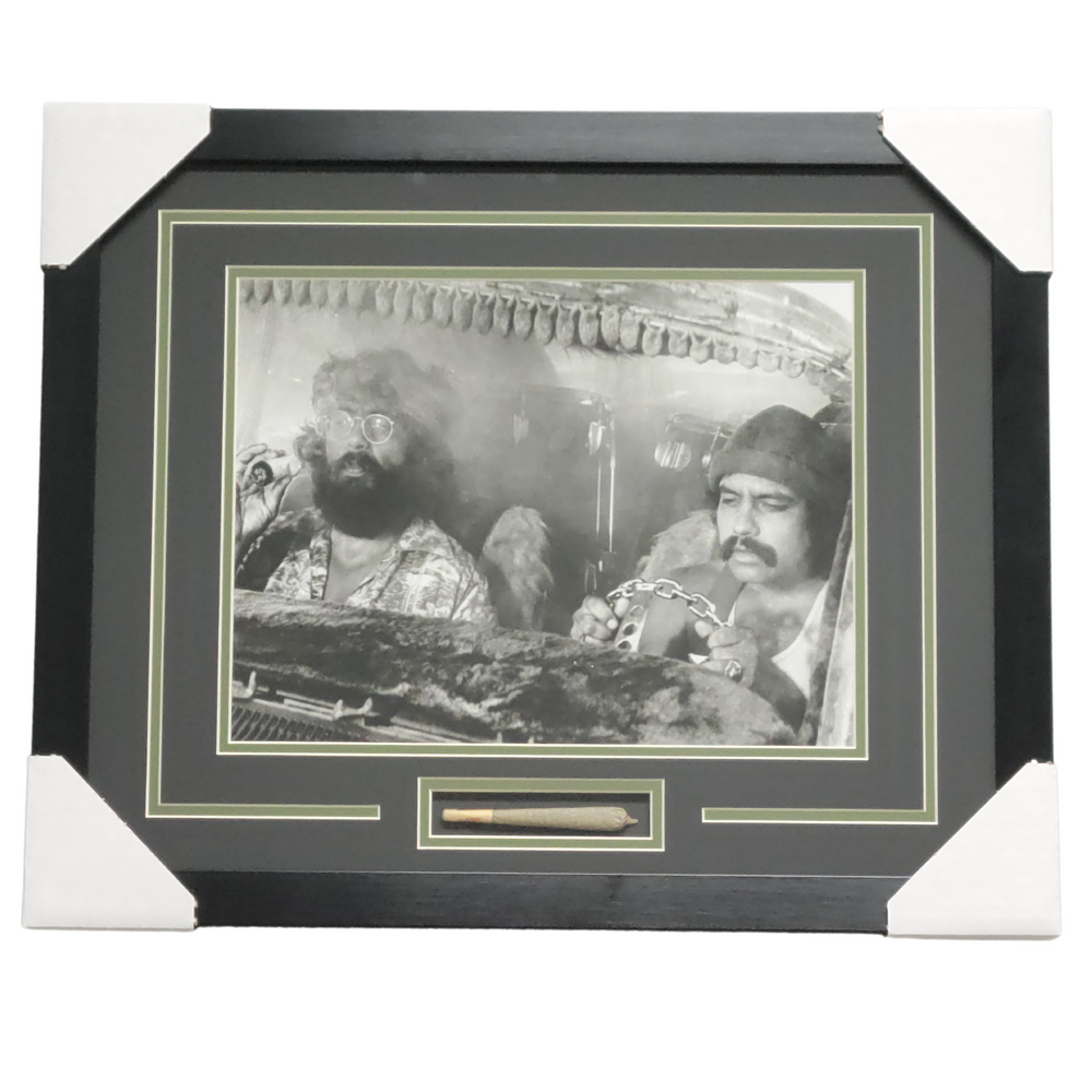 Cheech & Chong, Unsigned, "Up in Smoke" Professionally Framed 11x14