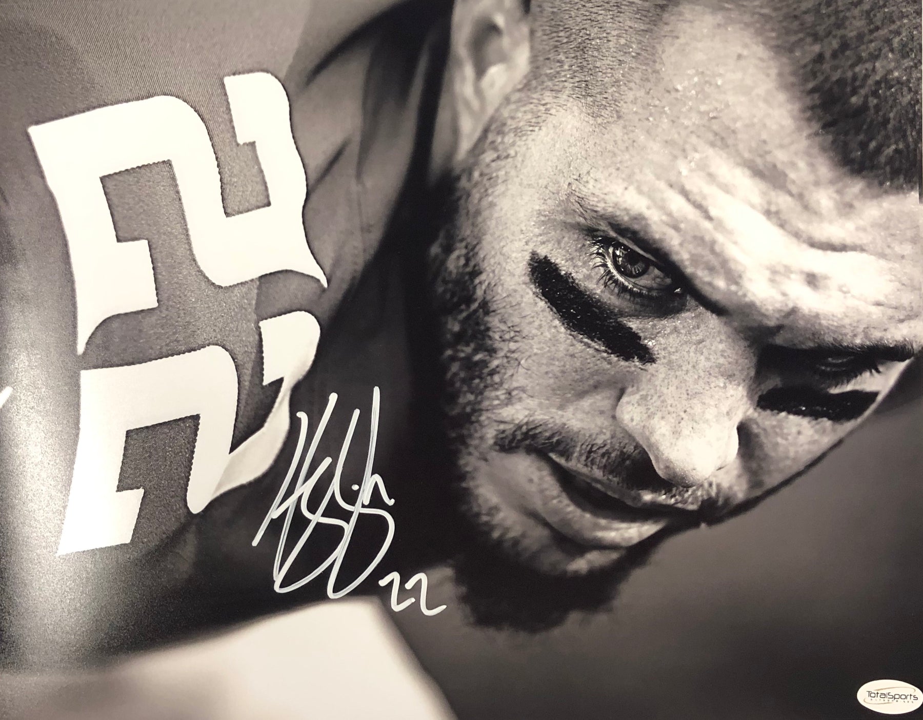 Harrison Smith Autographed Black and White Close Up 11x14 Photo